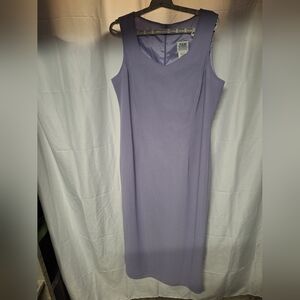 R&M Richards Light Purple Midi Dress